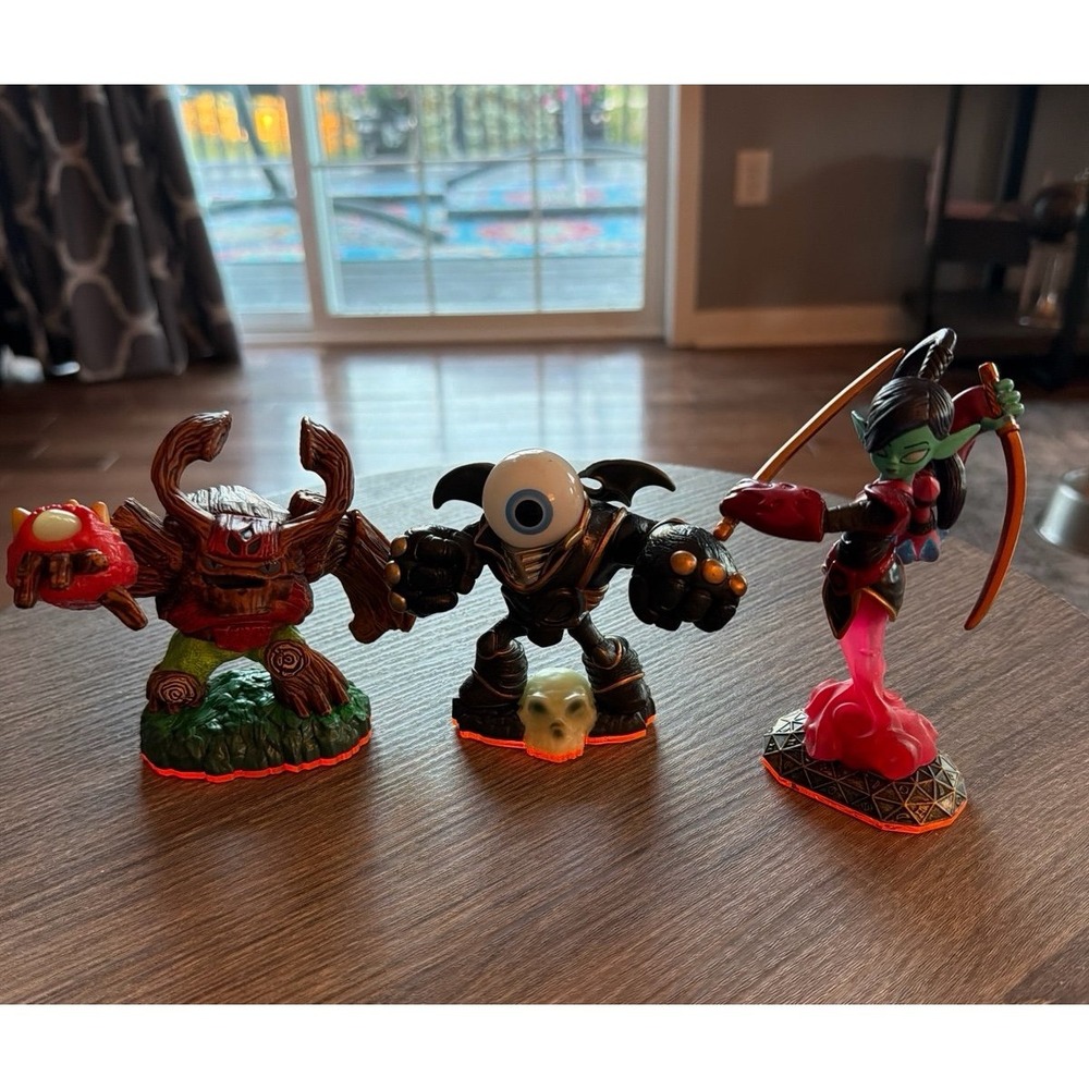 Skylanders Large Figures Tree Rex Eye Brawl Scarlet Ninjini Lot of 3 Giants